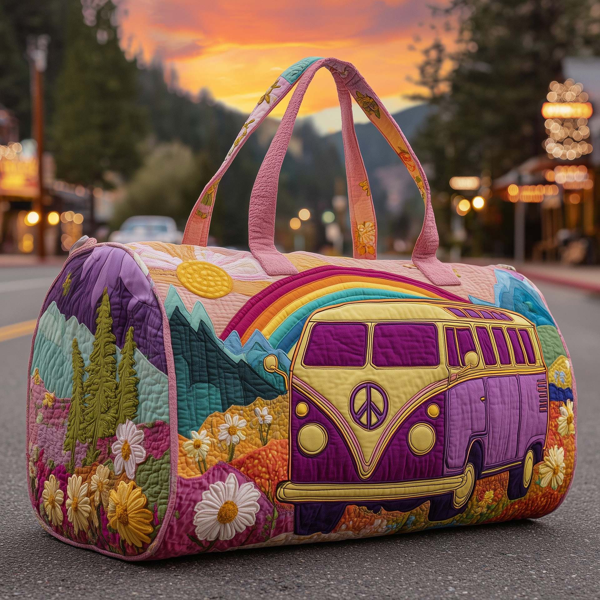 Luna – Padded Travel Bag with Artisan Design