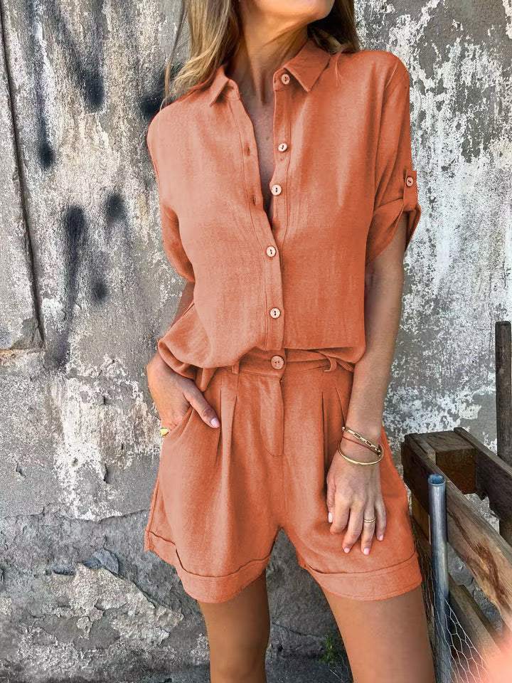 Jolie – Stylish Cotton-Linen Set