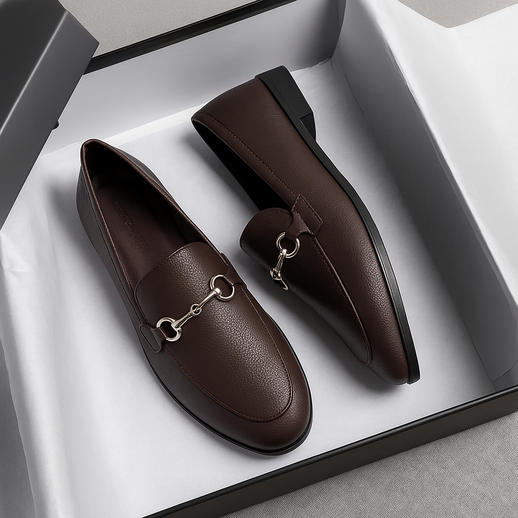 The Heritage Gold-Bit Leather Loafer