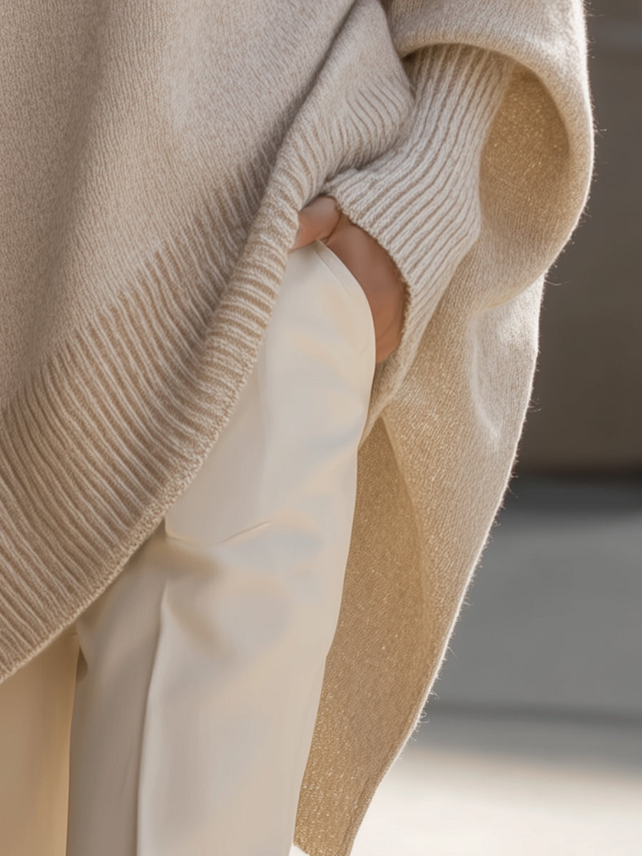 Serena™ | Elegant Sweater with Asymmetrical Hem