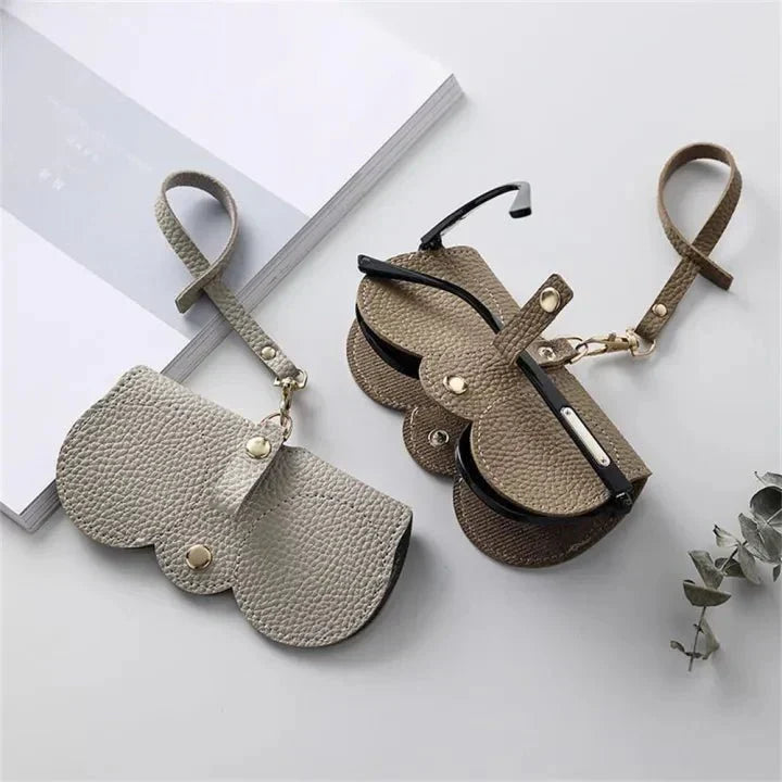 Brandary - Soft PU Leather Sunglasses Pouch