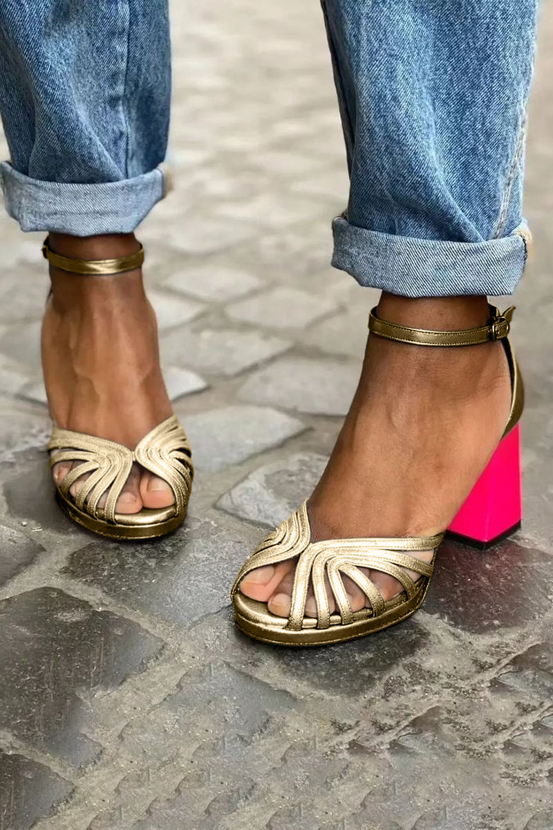Milvia™ | Classic Sandals with Ankle Strap & Open Toes