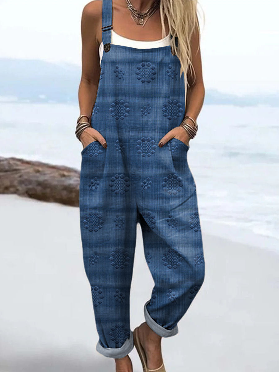 Freja | Casual Pattern Jumpsuit