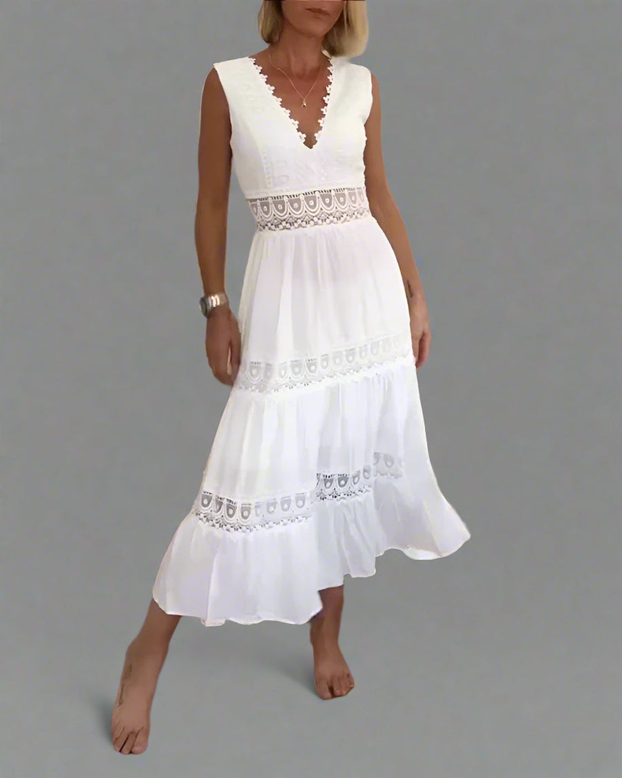 Zorhildis | High-Quality Summer Dress with Floral Design