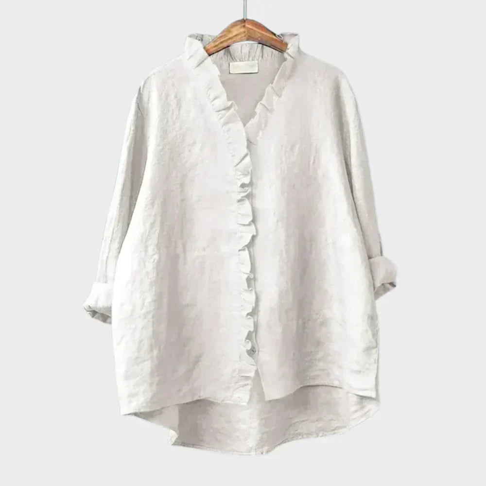 Eline | Elegant Summer Linen Blouse