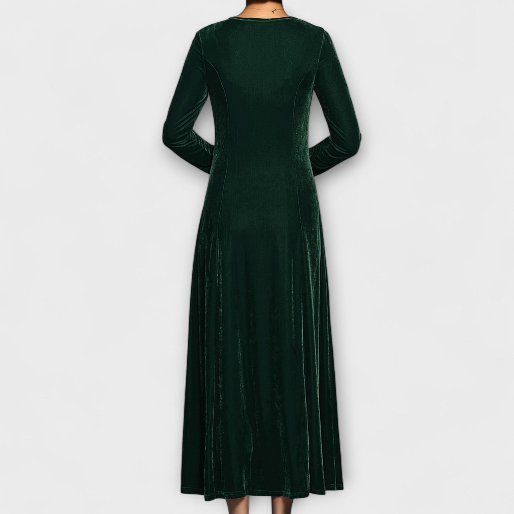 April - Soft Velvet Dress