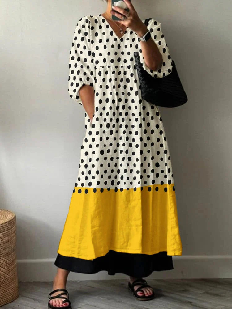 Ana | Elegant Printed Dress