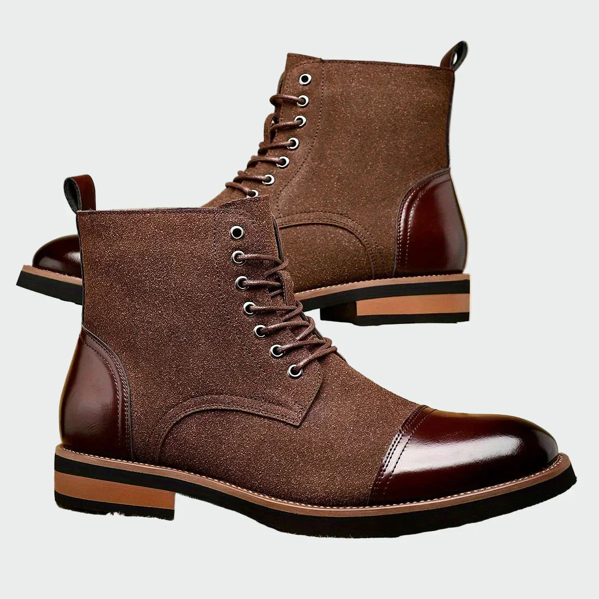 Leather Oxford Boots
