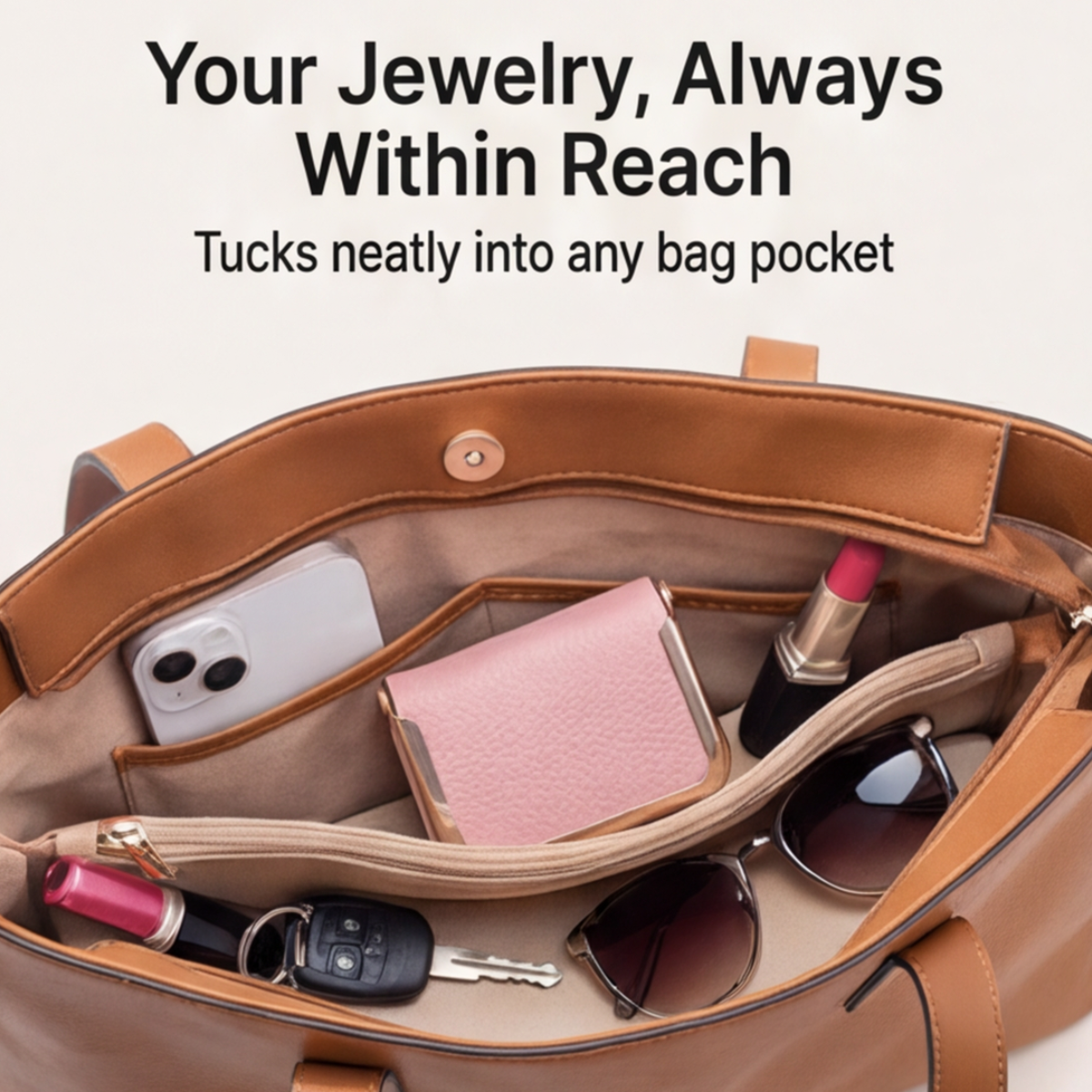Bellora - Vegan Leather Mini Jewelry Box