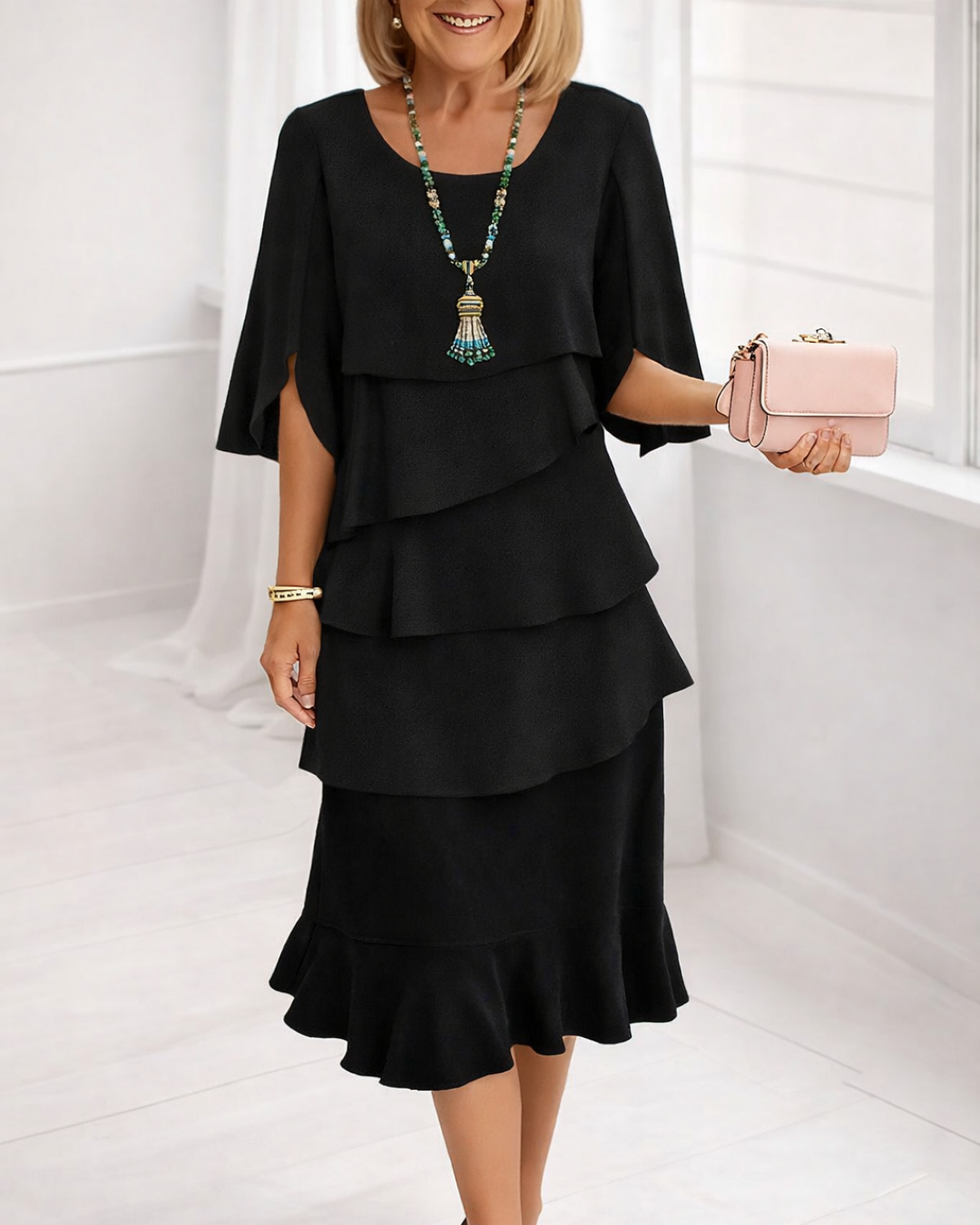 Patricia | Elegant and Comfortable Ruffled Dress