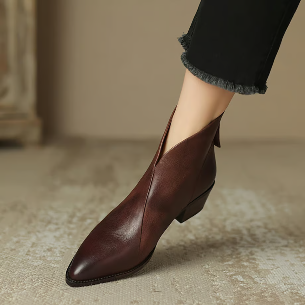 Santino™ | Luxury Ankle Boots with Low Heel