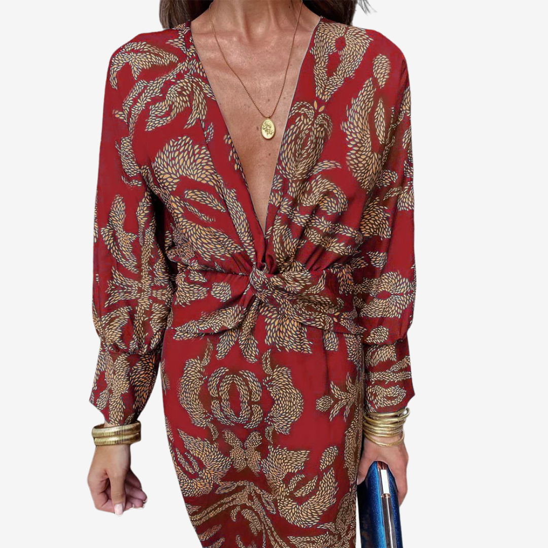 Doriane™ Midi Wrap Dress