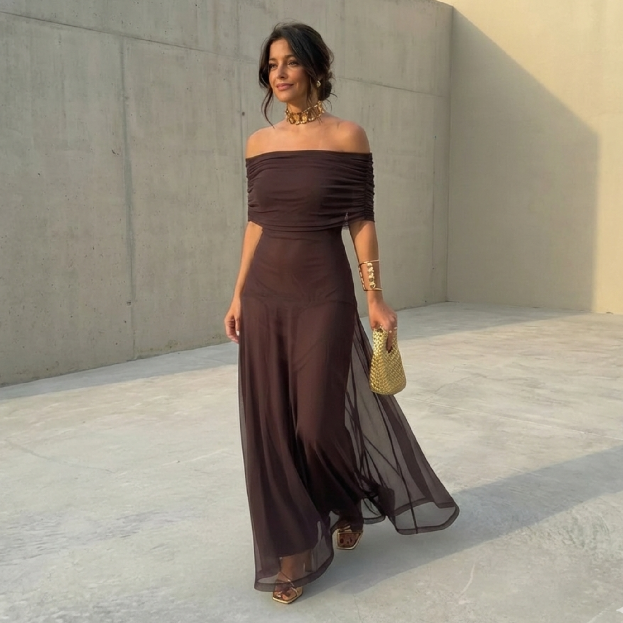 Uma | Flowing wide dress with elegant design