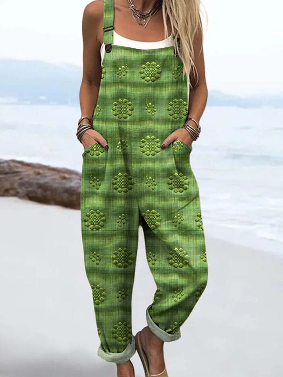 Freja | Casual Pattern Jumpsuit