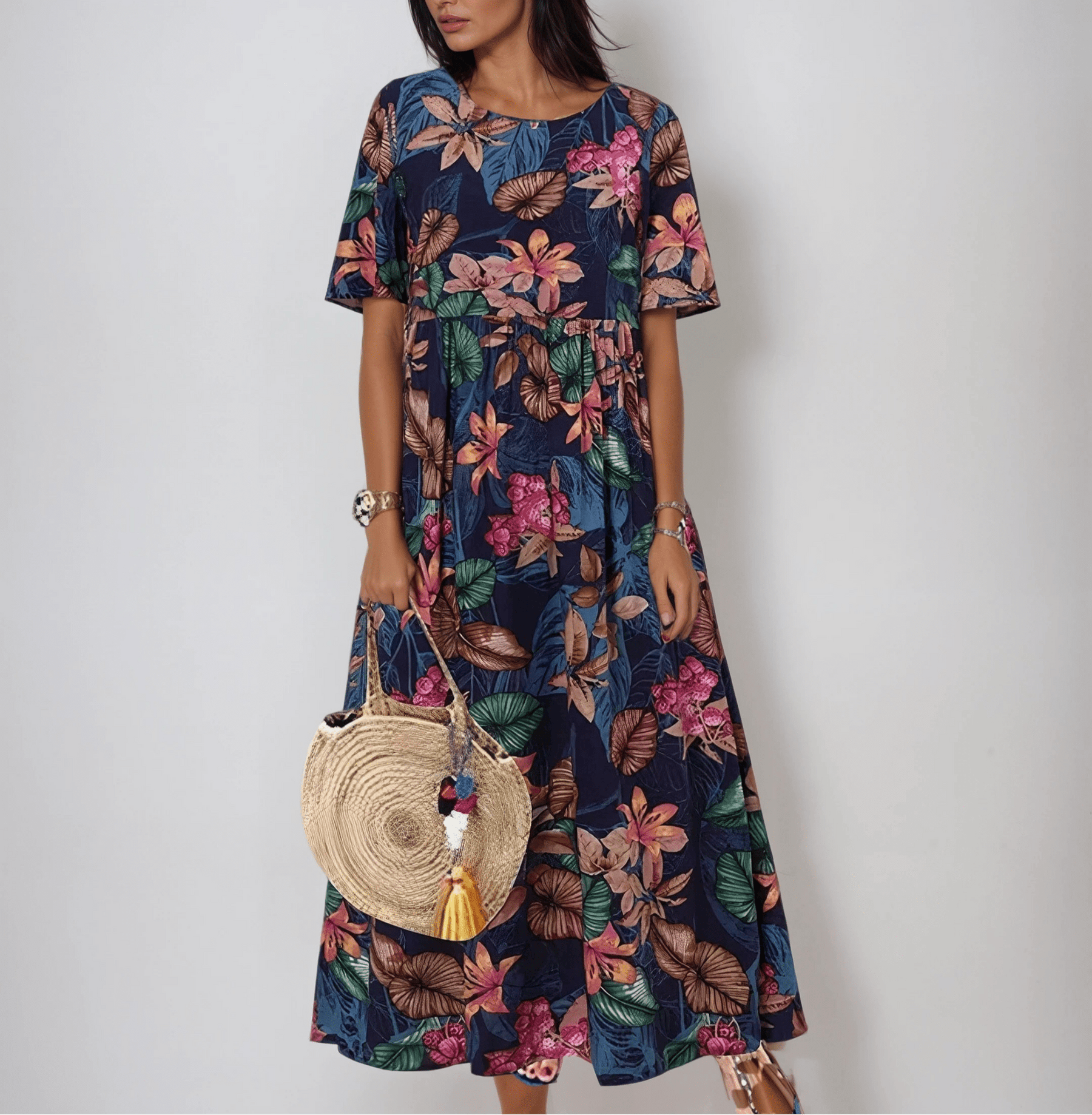 Marlowe | Floral Relaxed Midi Dress