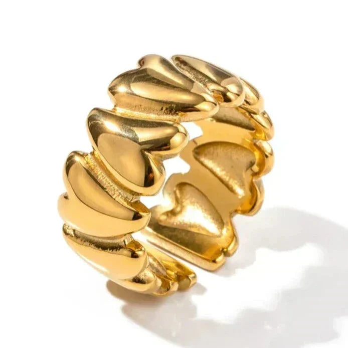 Hazel | Wrap Heart Ring