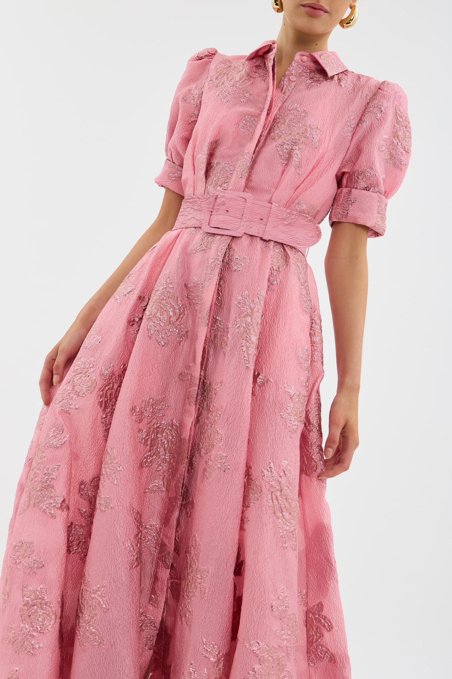 Rebecca - Short Puff Sleeves Dress