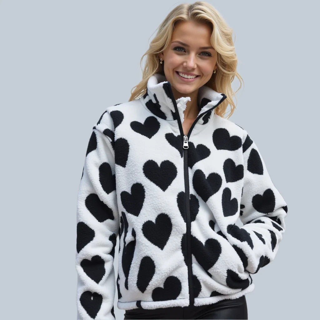 AlpenNord™ | Reversible jacket with hearts