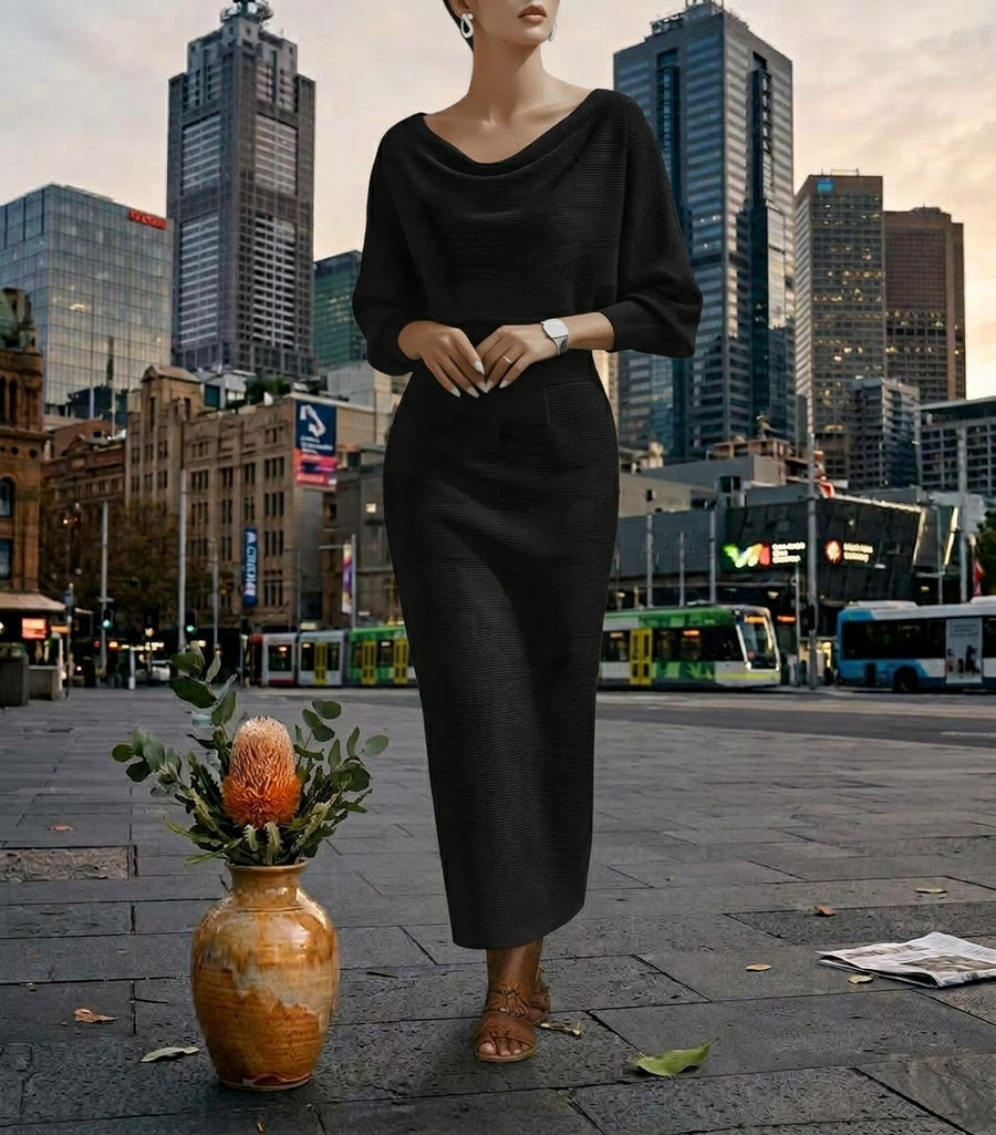 Bellisara - Draped Midi Dress