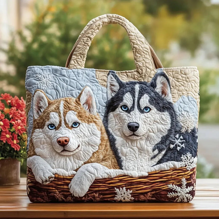 Winter Companions | Handmade Quilted Tote