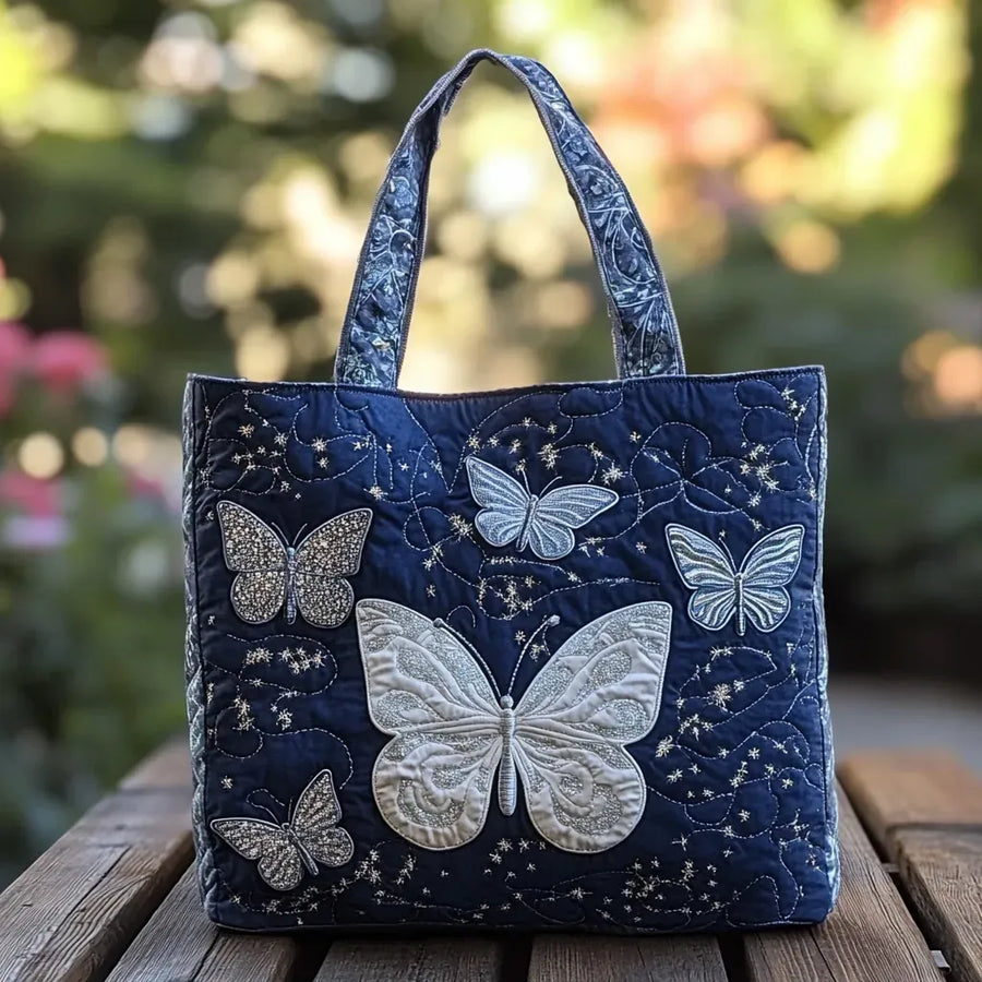Artisanal Silver-Colored Bag