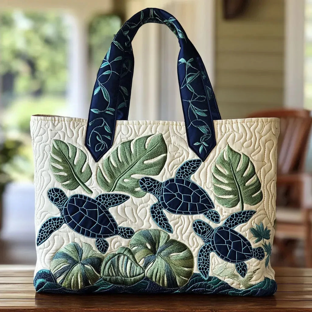 Artisan Tote - Grace of the Sea Turtle