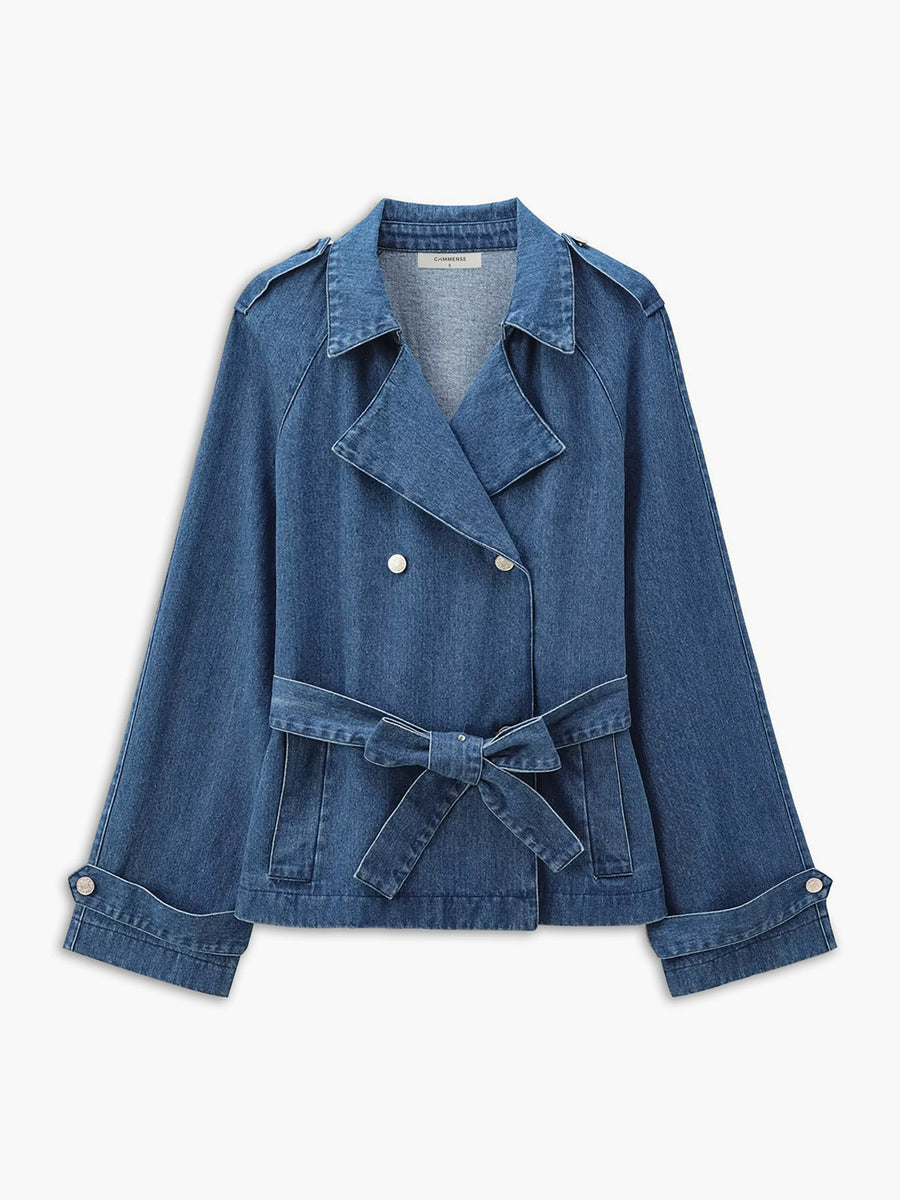 ASHLEY – BELTED DOUBLE-BREASTED JACKET