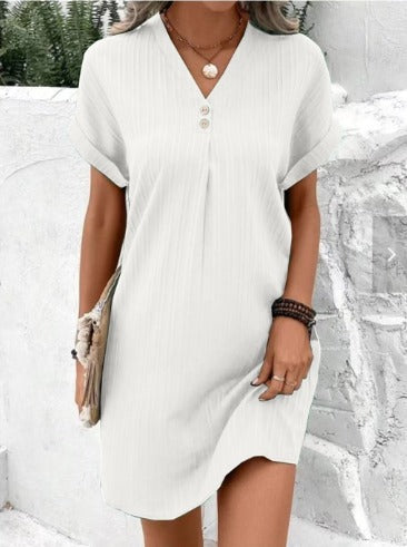 Lisa ~ V-Neck Floral Spring Dress
