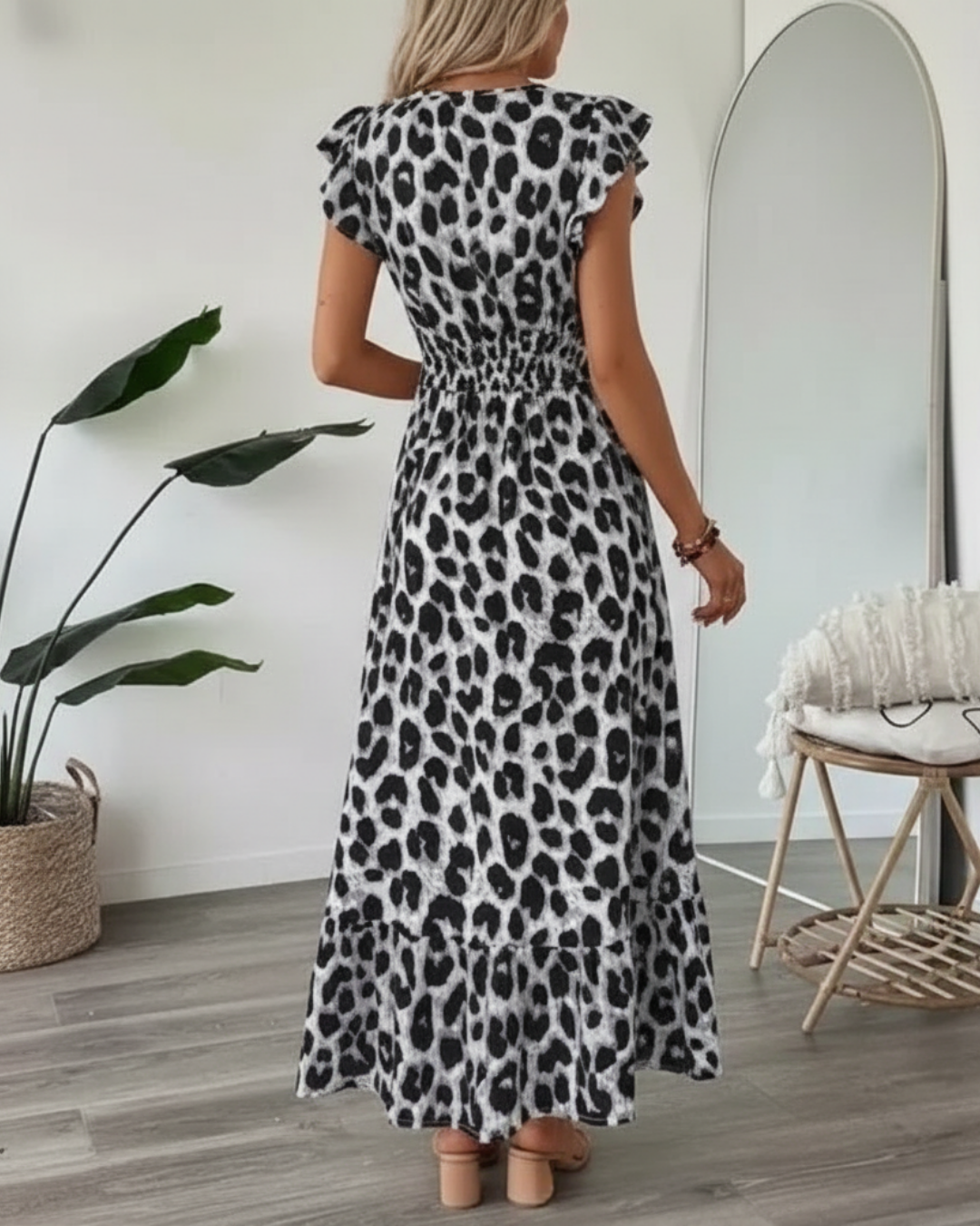 Judie™ Leopard Midi Dress