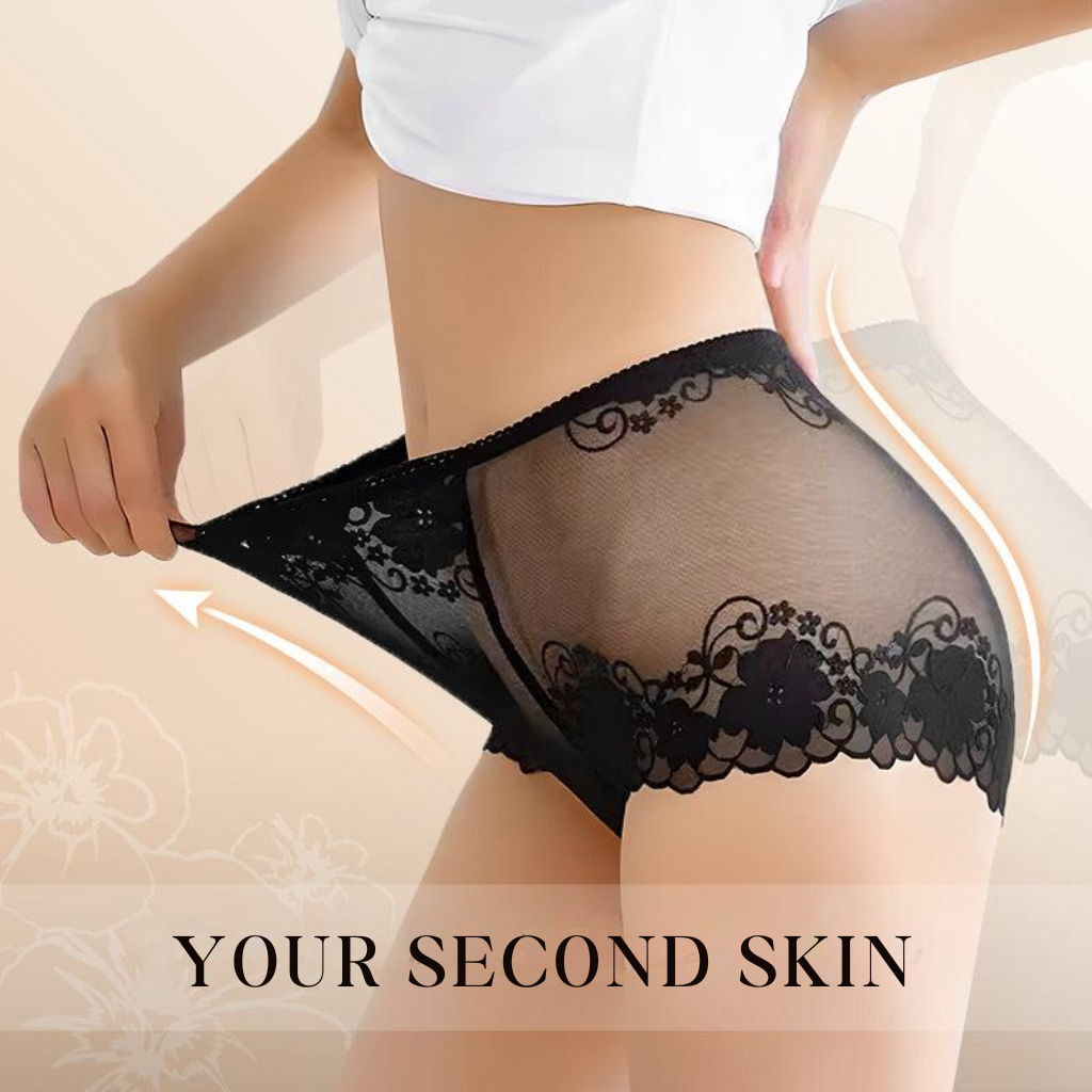 Lunalace - Women's High Waist Lace Panties