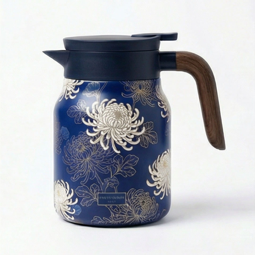 Florathé Insulated Floral Teapot with Built-In Infuser