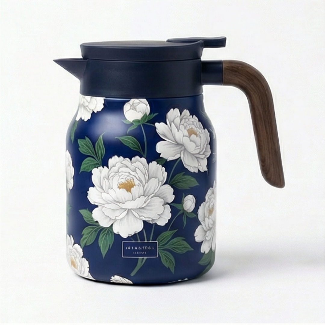 Florathé Insulated Floral Teapot with Built-In Infuser