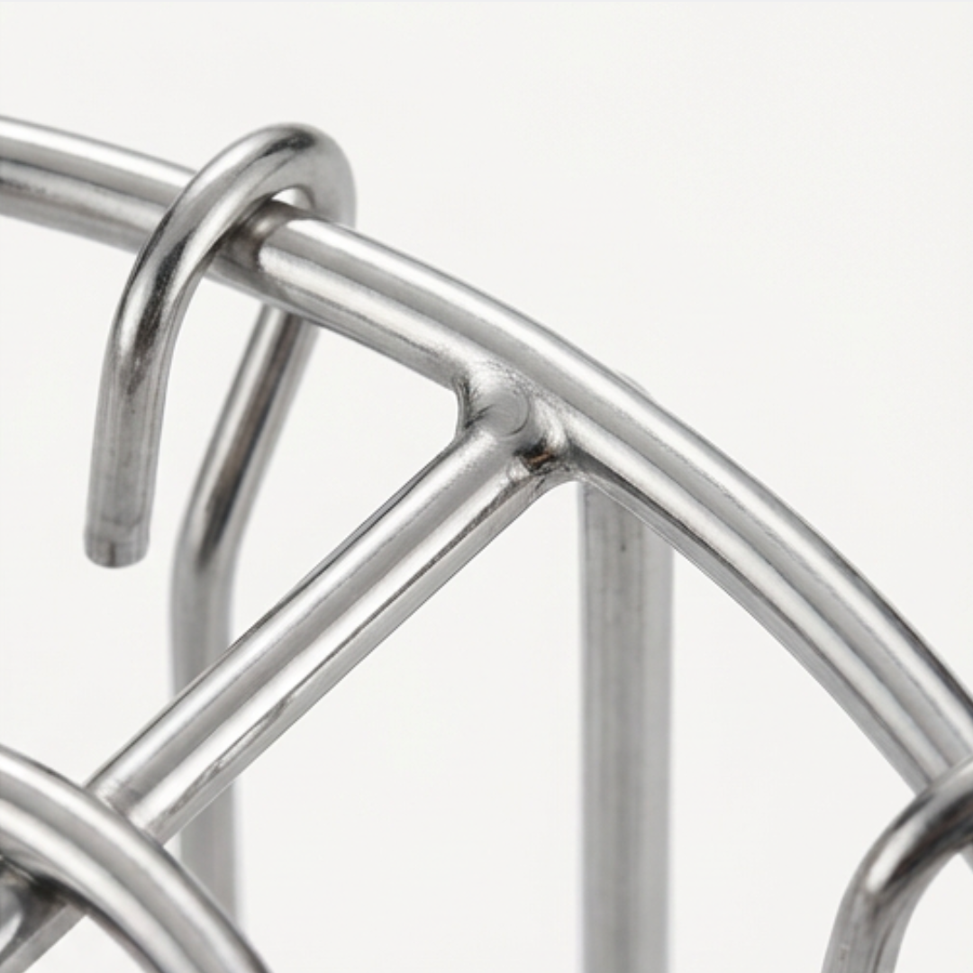 CrispHang Air Fryer Kebab Rack with 24 Hanging Skewers