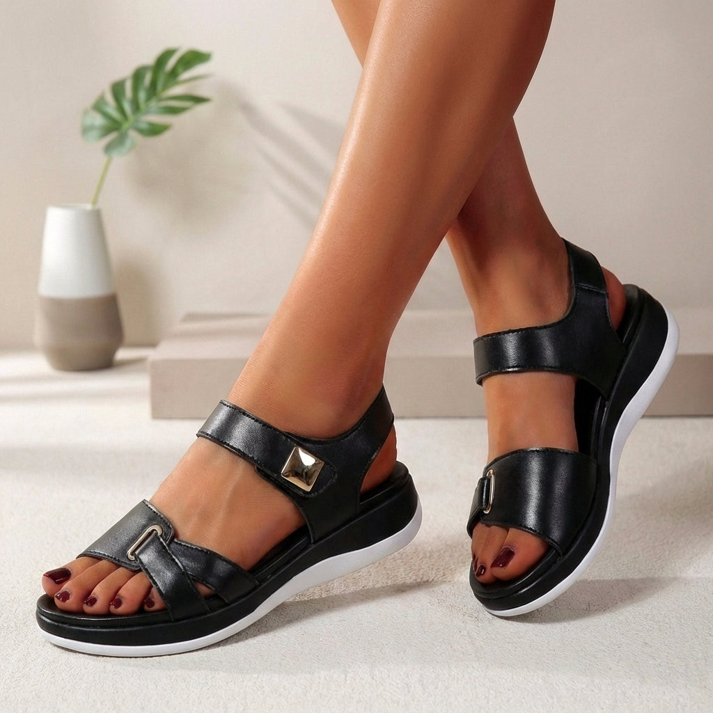 Sophia | Women’s Orthopedic Adjustable Strap Platform Sandals