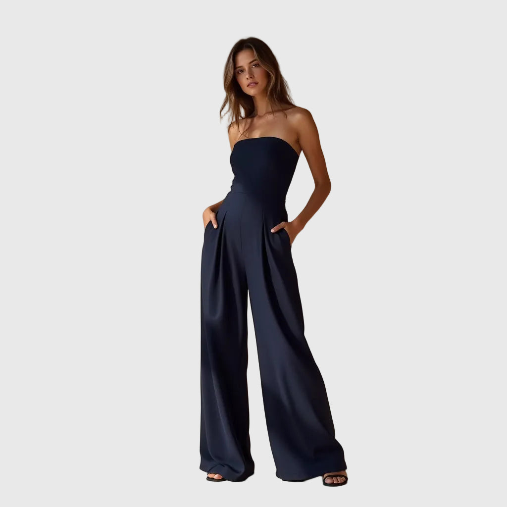 Sylvie | Elegant Strapless Jumpsuit