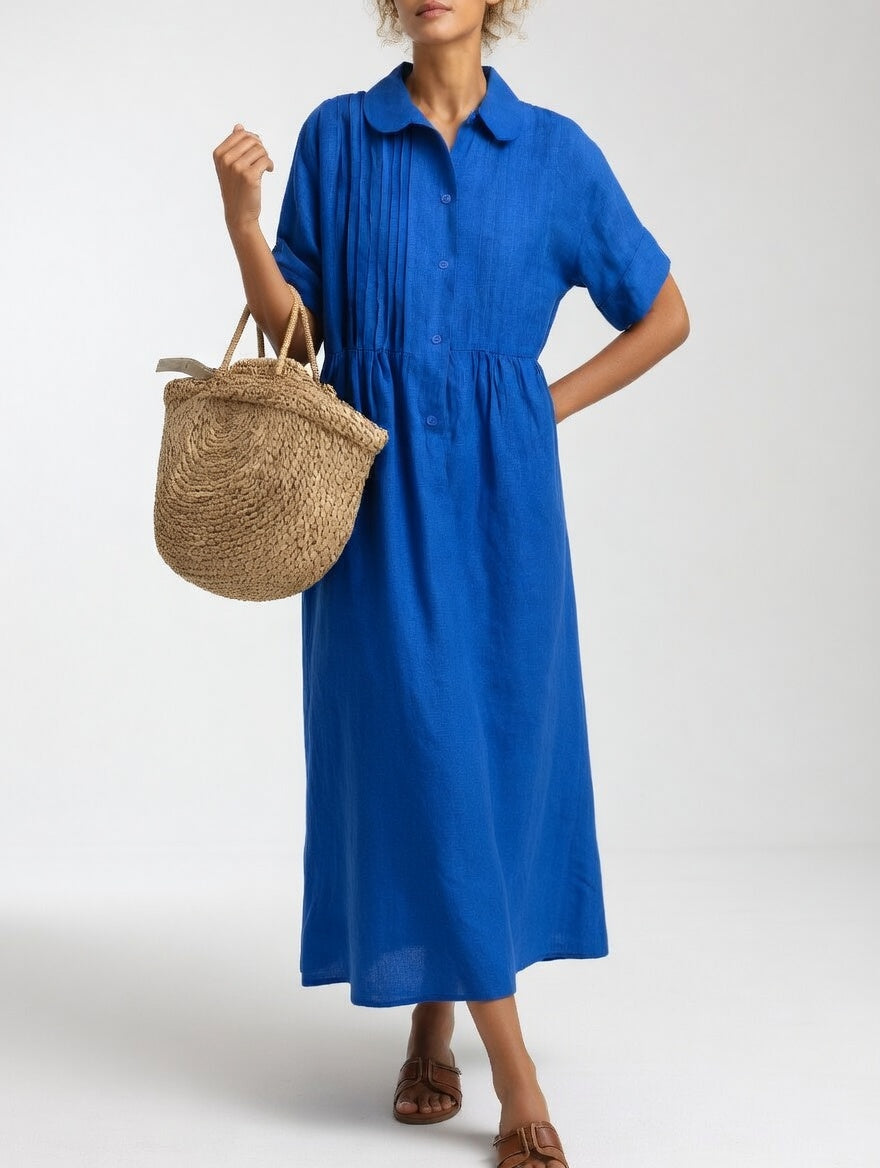 Lysandra™ - Breezy Summer Shirt Dress