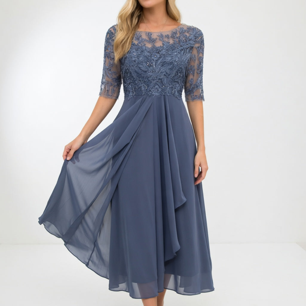 Midi lace dress - Timeless elegance for women