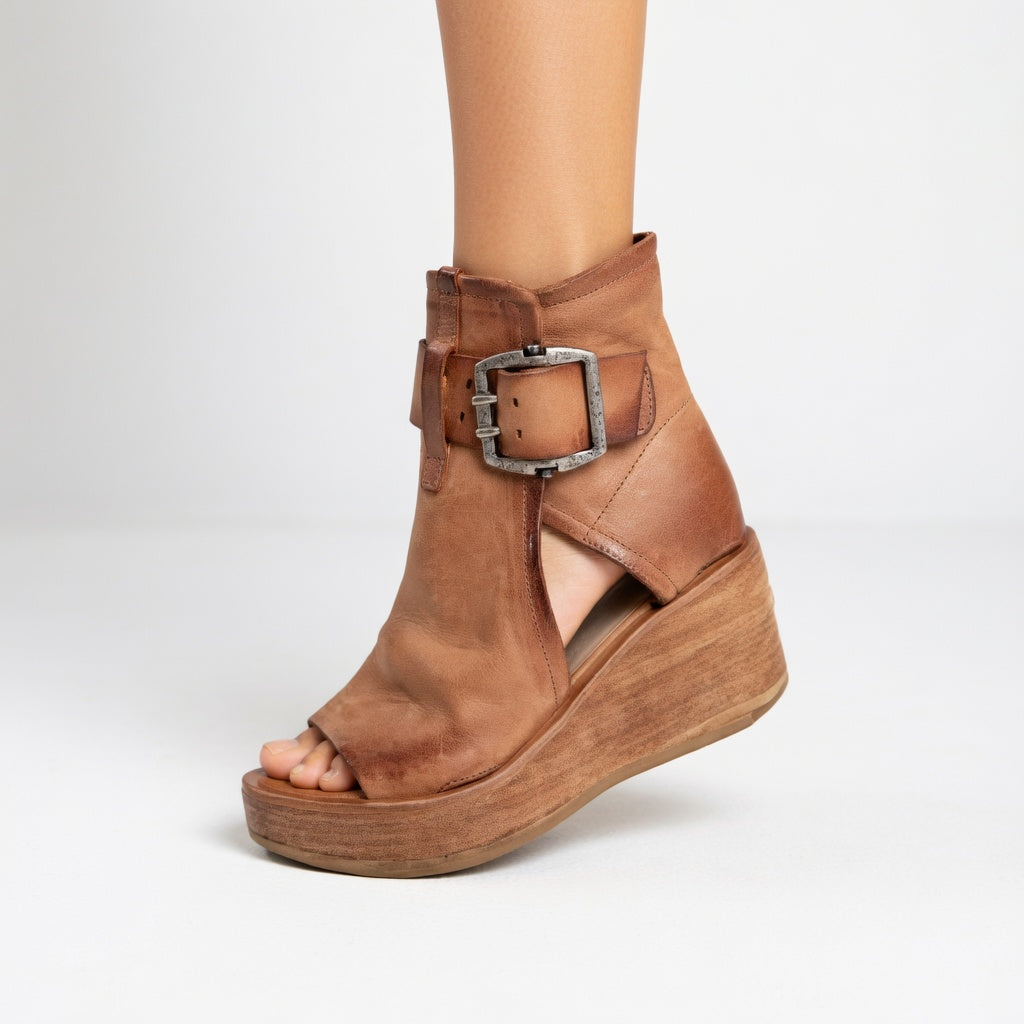 Orélisse™ — Contemporary Open Wedge Ankle Boots