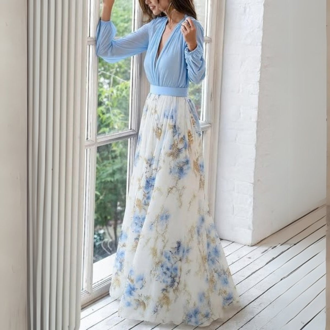 Dolores - Maxi  Dress with Floral Print