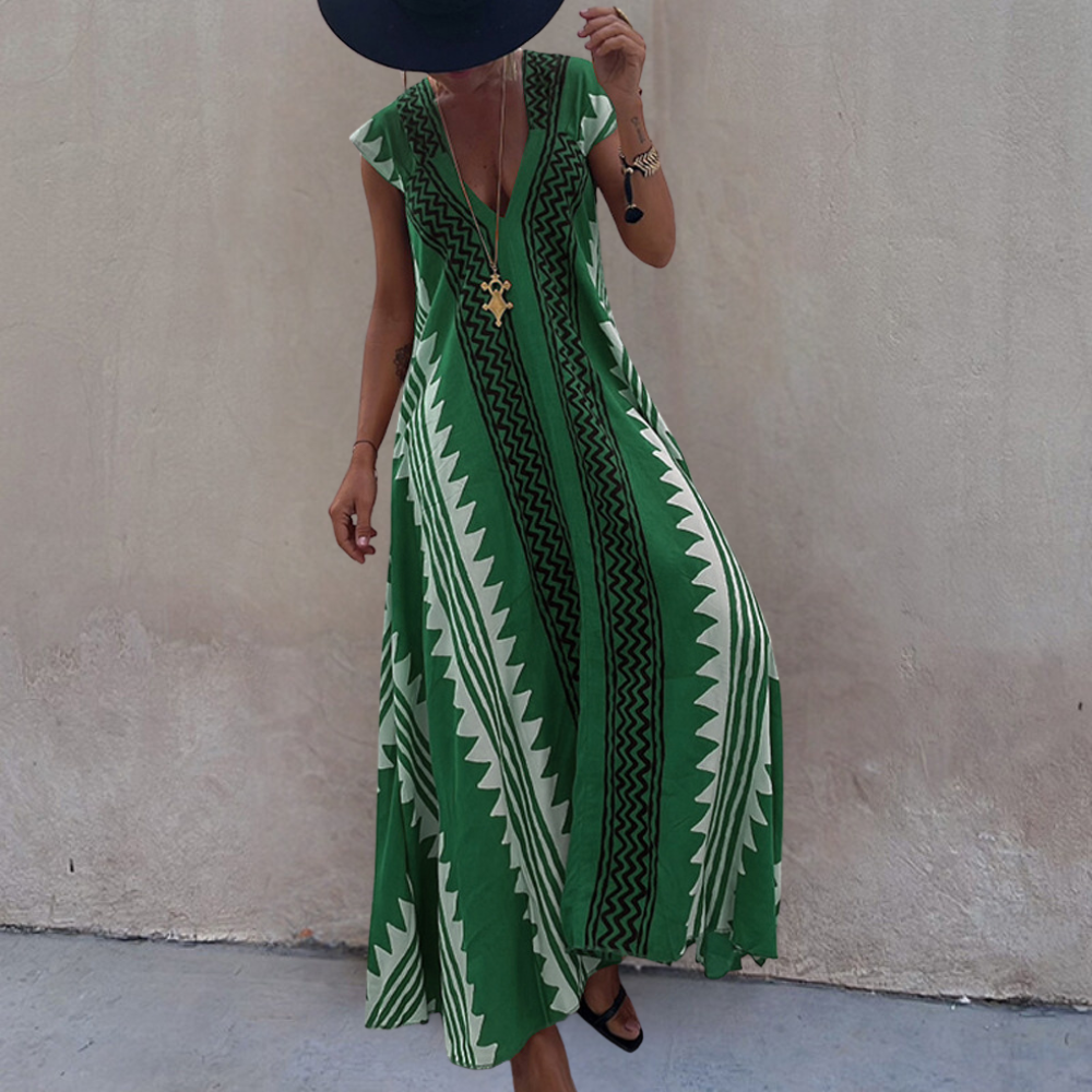 Adelina – Bohemian Maxi Dress