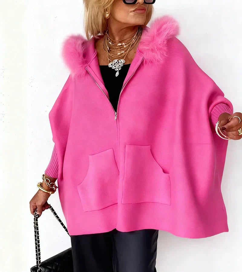 Chiaka - Oversized Cozy Zip-Up Coat
