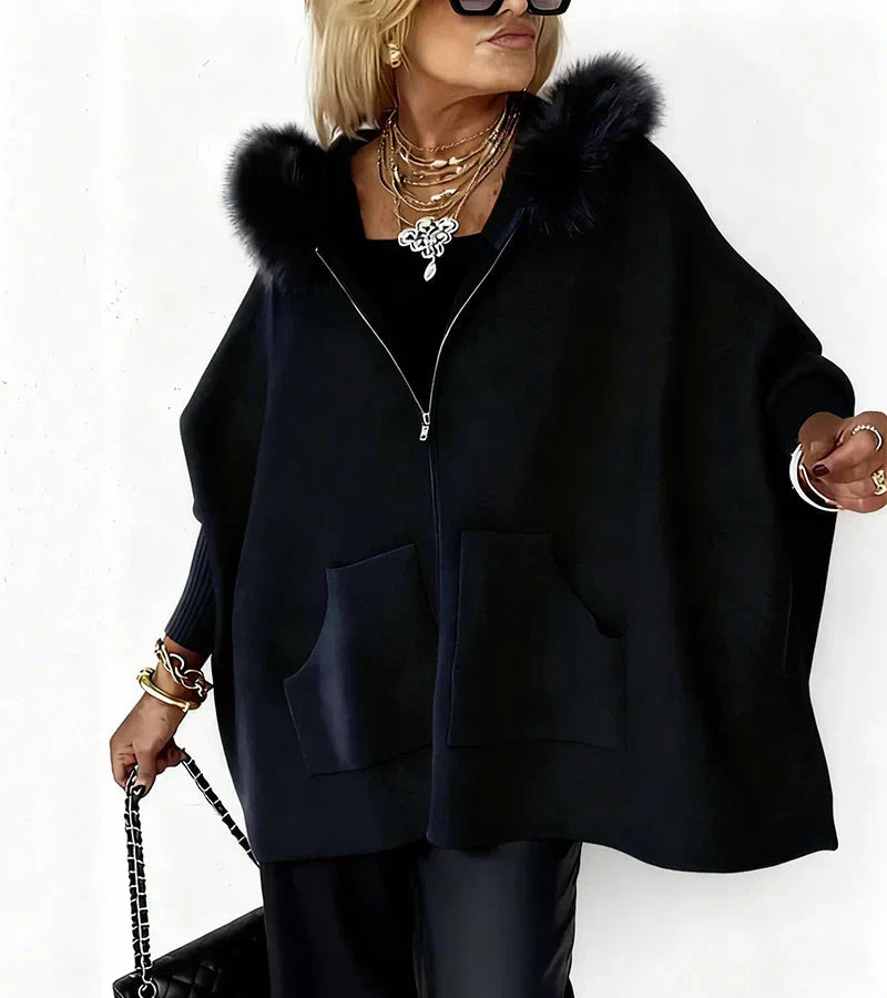 Chiaka - Oversized Cozy Zip-Up Coat