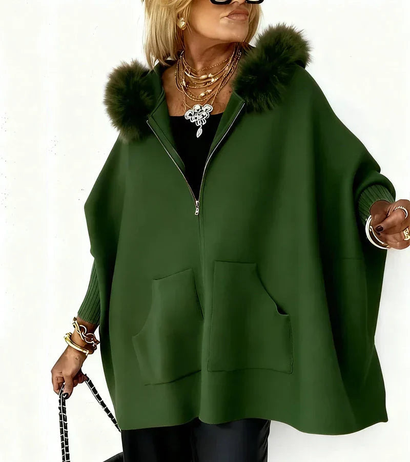 Chiaka - Oversized Cozy Zip-Up Coat