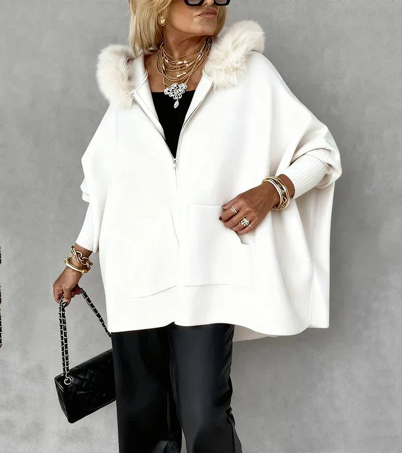 Chiaka - Oversized Cozy Zip-Up Coat