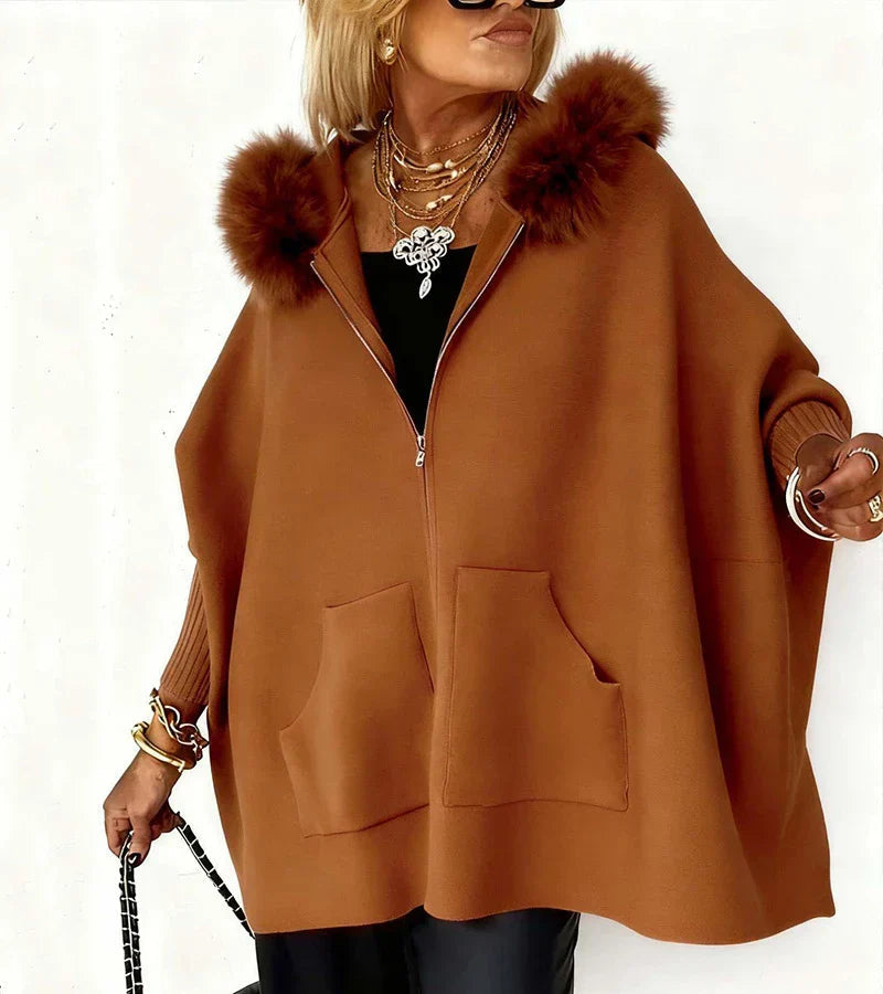 Chiaka - Oversized Cozy Zip-Up Coat