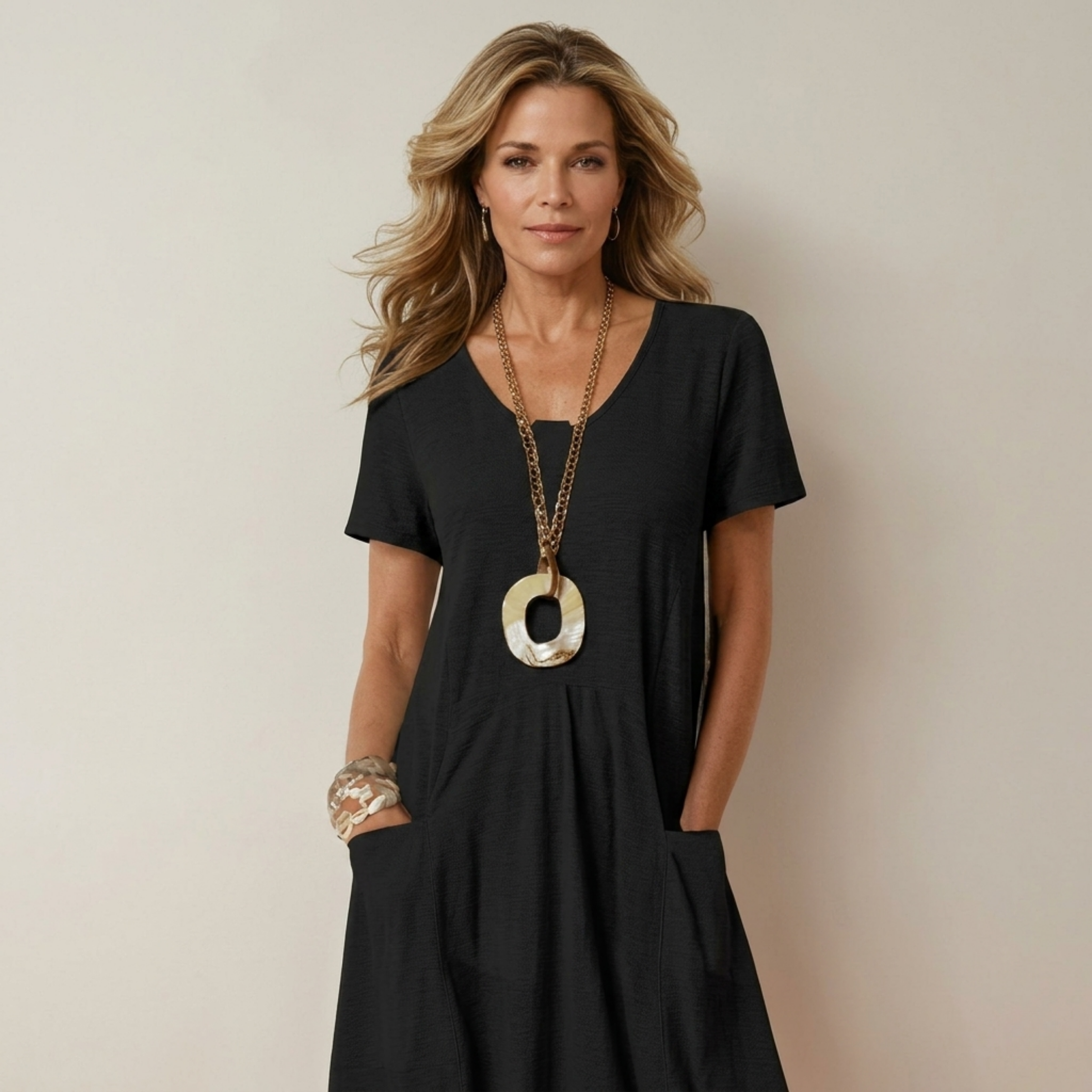 Oriane™ | Fluid Casual Maxi Dress.