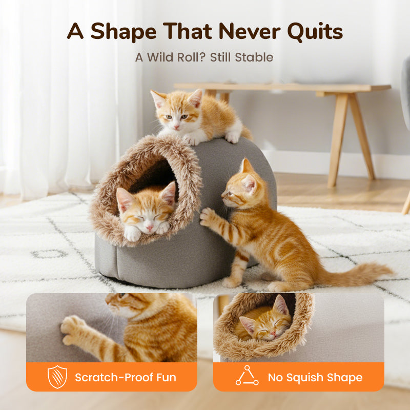 Cavina – Insulated Cave Bed for Small Pets