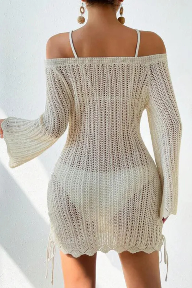 Celestine | Knitted Beach Blouse Bikini Swimsuit