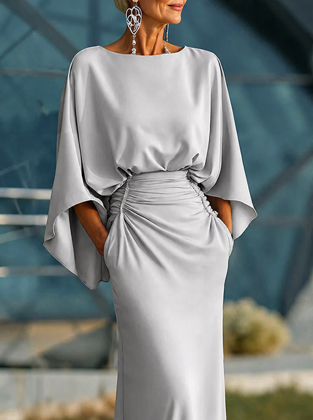 Clara | Chic Sleeveless V-Neck Dress