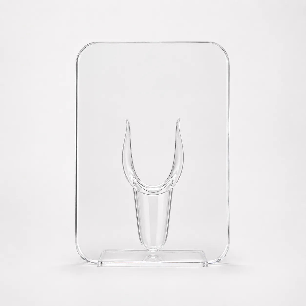 Belavera – Clear Acrylic Frame Vase for Flowers, Modern Picture